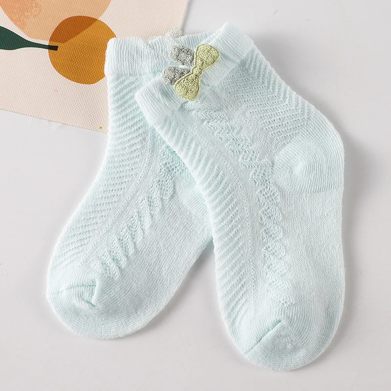 Wholesale Cute Ankle Newborn Baby Socks  For 0-5Age Kids Cotton Fabric Thin Style Boneless Gift Sock Breathable Toddler Socks