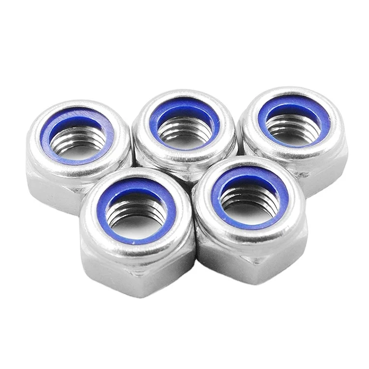 Din985 Din982 Manufacturer M8 M10 M12 Nylock Nut hex nut