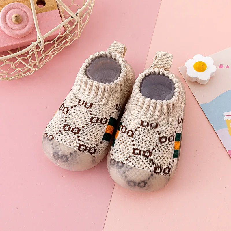 Children shoes boys and girls  children socks shoes soft breathable non-slip fly weave  baby toddler shoes