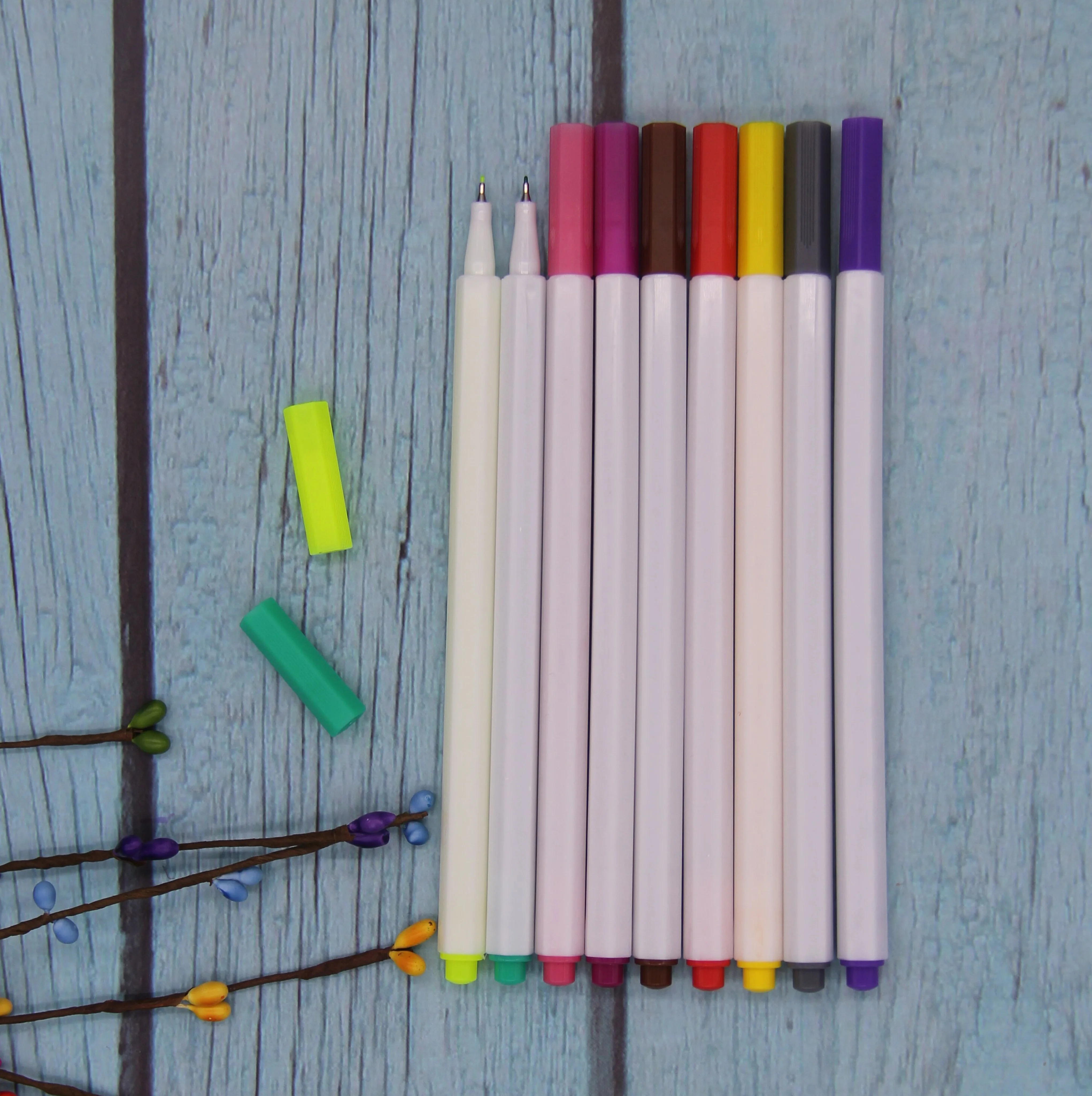 12 Colors Set Metallic Marker Pen Metallic Colored Gel Pens Special Fuction Permanet Paint Metallic Marker