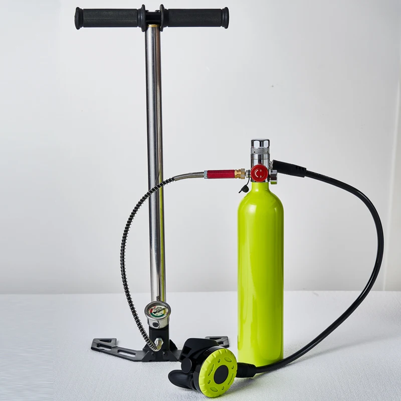 300 bar air tank aluminum alloy diving bottle carbon bottle suitable for pcp diving equipment with complete set of pcp pump