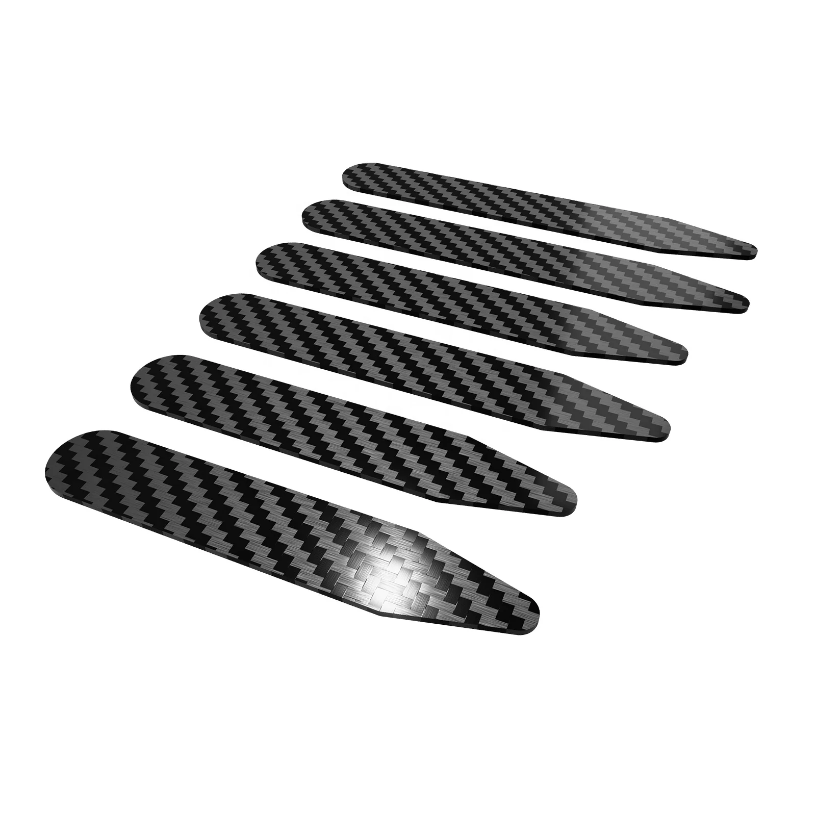 3 пары, мужские карбоновые накладки на воротник, 3 размера (2,0/2,5/2,75 дюйма)