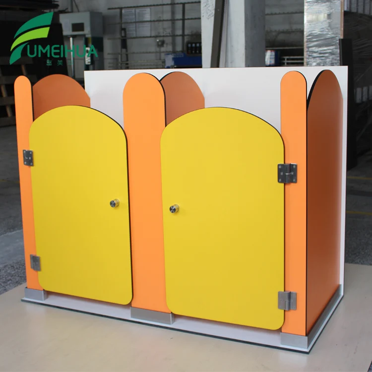 Fumeihua Kid Toilet Cubicle Partition/12mm Hpl Children Toilet Partition Modern School Material Preschool Toilets 5 Years 12 Mm