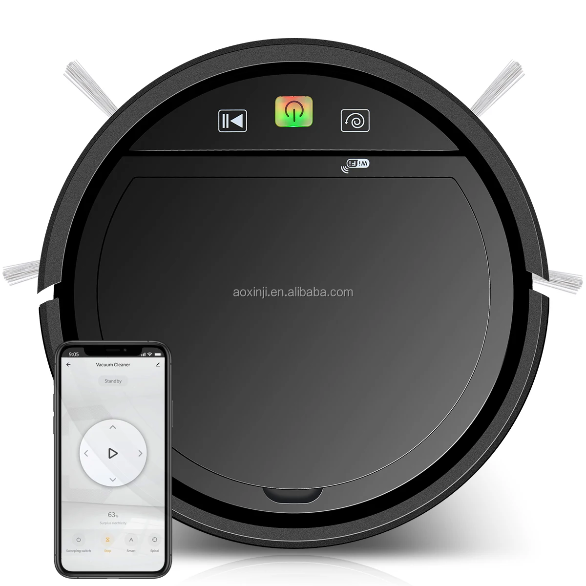 Basic function Smart Auto Robotic Vacuum With Mop Sweeping Robot Vacuum Cleaner Vacuum Cleaner Navigation
