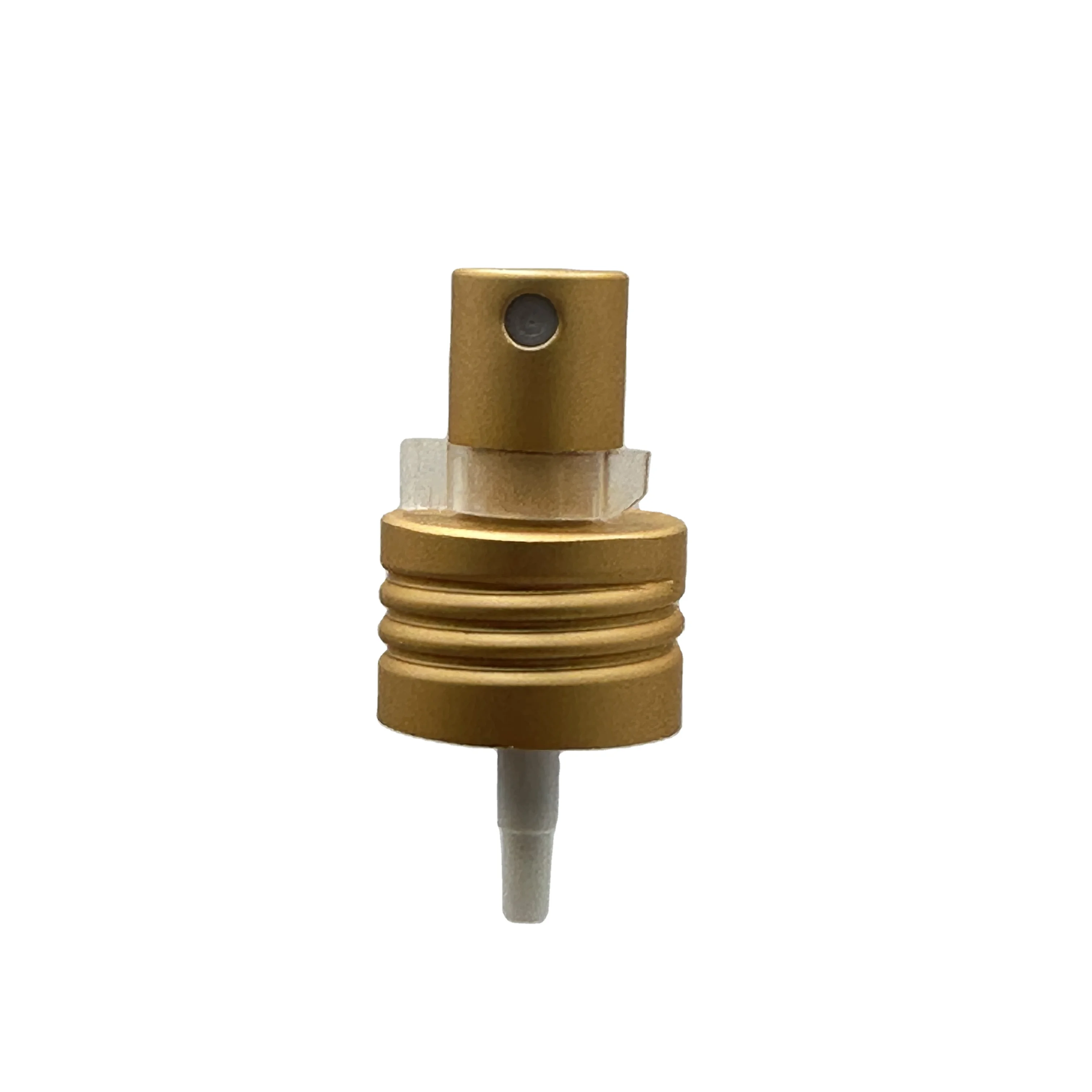 Aluminium Screw Cap Perfume Fine Mist Spray Pump Matte Gold Perfume Fine Mist Sprayer