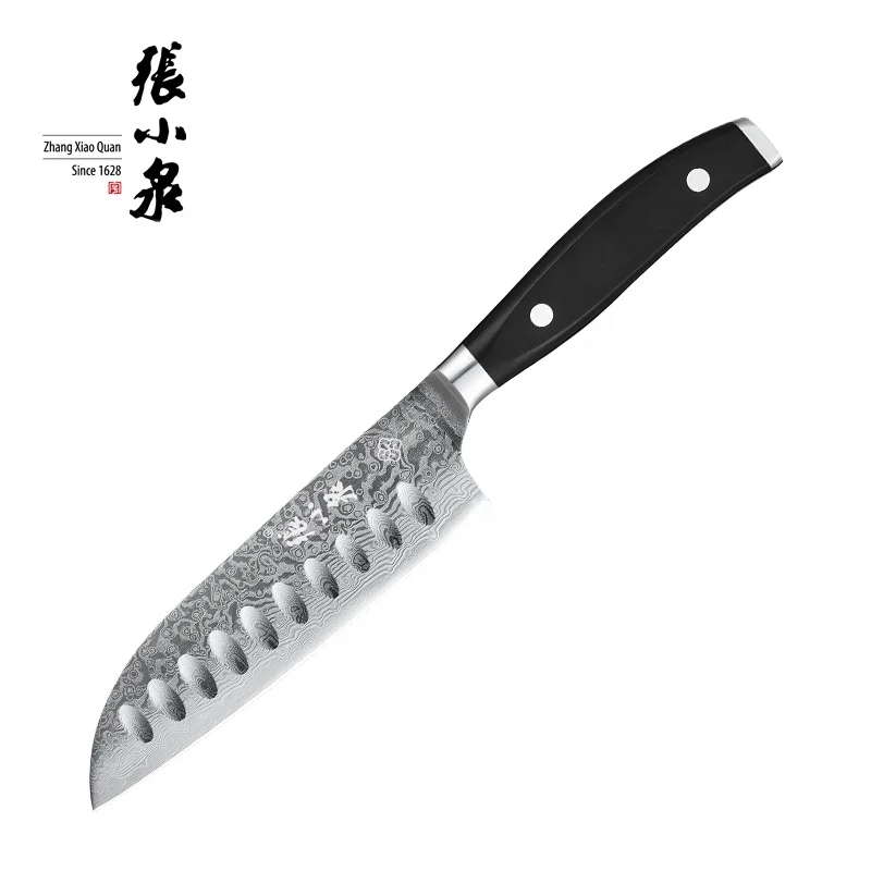 Top Sales OEM Production Kitchen Tools 5 Inch Damascus Santoku Knives