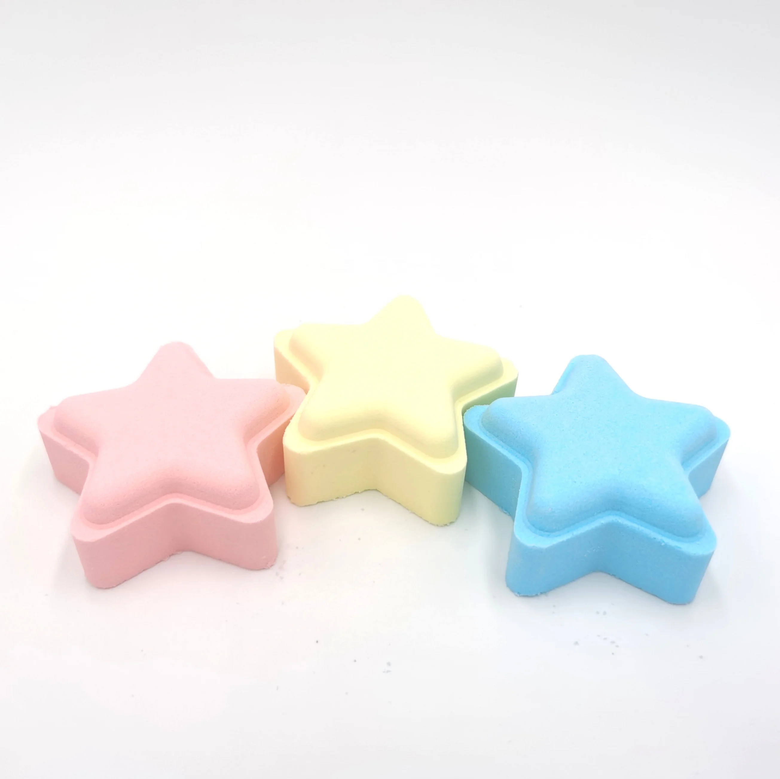 Wholesale star bath fizzers with private label for gift