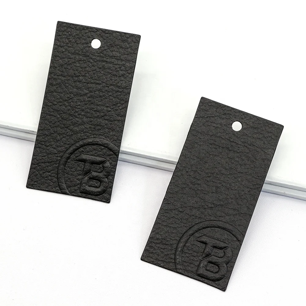 Custom Brand Logo Printed Clothes Packaging Hang Tags For Clothes Garment Jeans