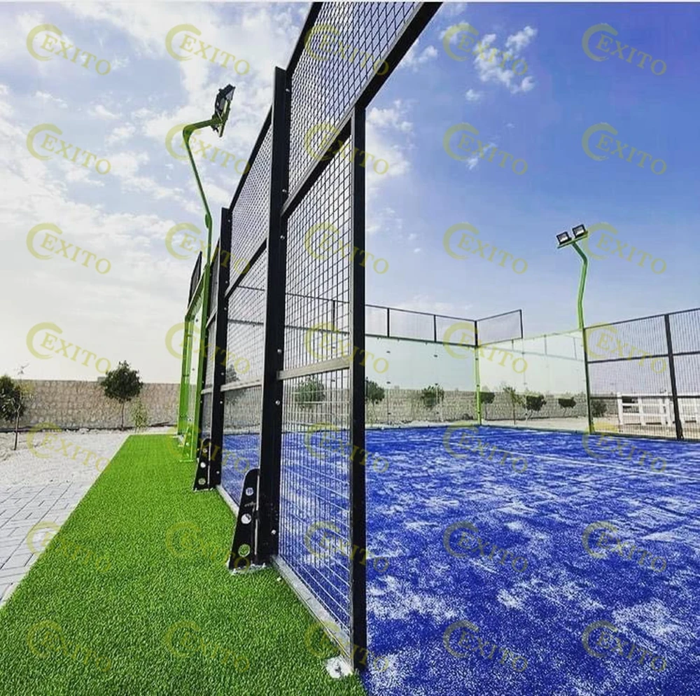 EXITO Professional Manufacturer Wholesale Padel Court Panoramic Paddle Tennis Courts Cheap Price