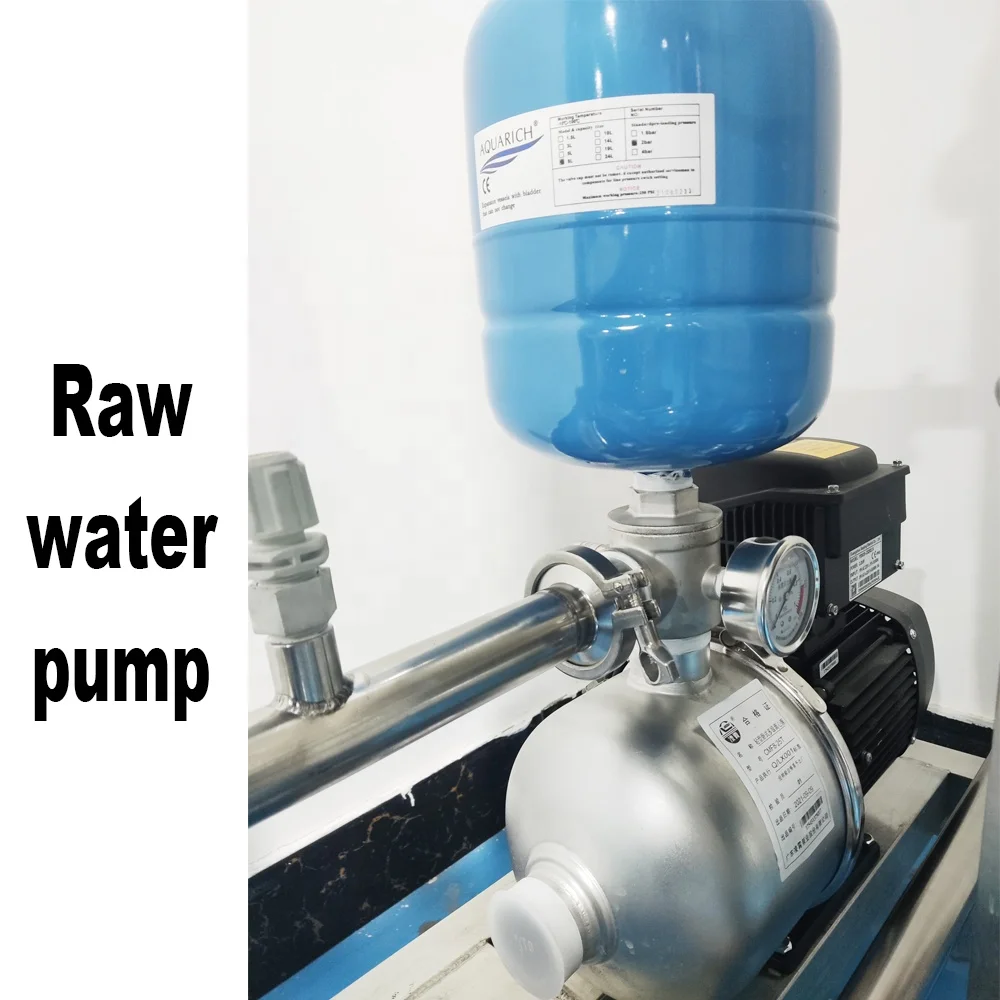 RO-500L/H two-stage reverse osmosis stainless steel water treatment reverse osmosis equipment