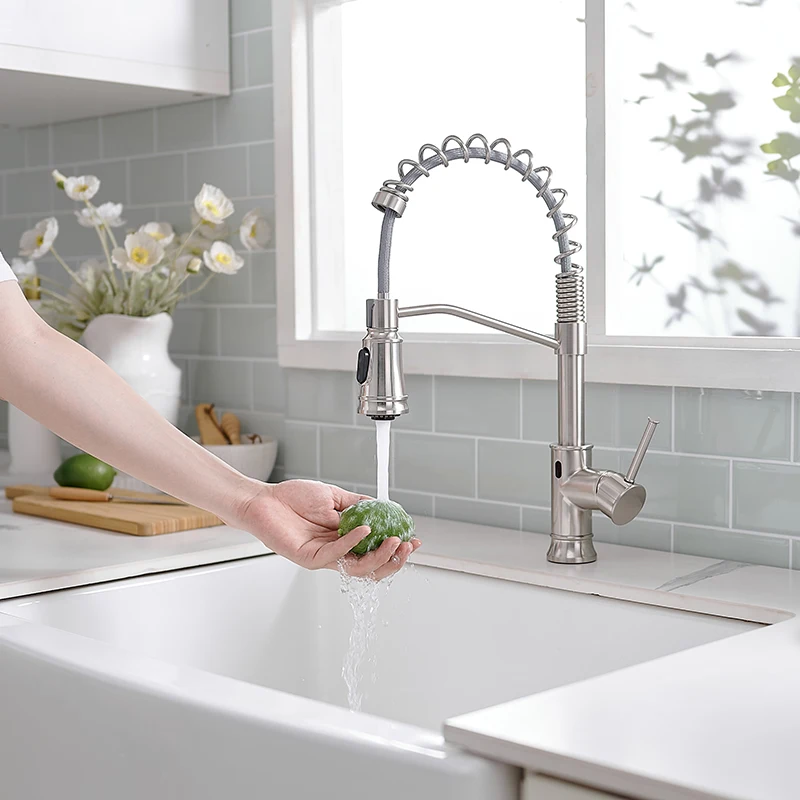 Infrared Water Saving Device Kitchen Nozzle Tap Smart Faucet Sensor