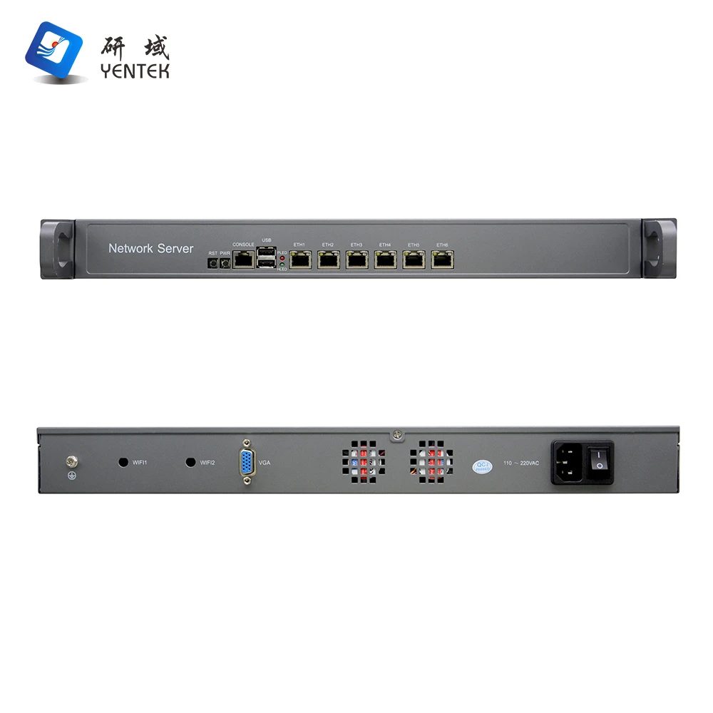 Фабричный межсетевой экран pfsense intel J4125 J6412 DDR3 MSATA VGA win7 10 linux ubuntu Mini PCIE 6 LAN 1u серверный брандмауэр маршрутизатор ПК
