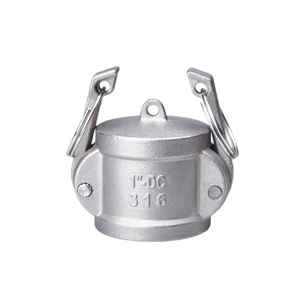 Stainless Steel Global Cam and Groove Hose Fitting DC Type Camlock Gasket Dust Cap