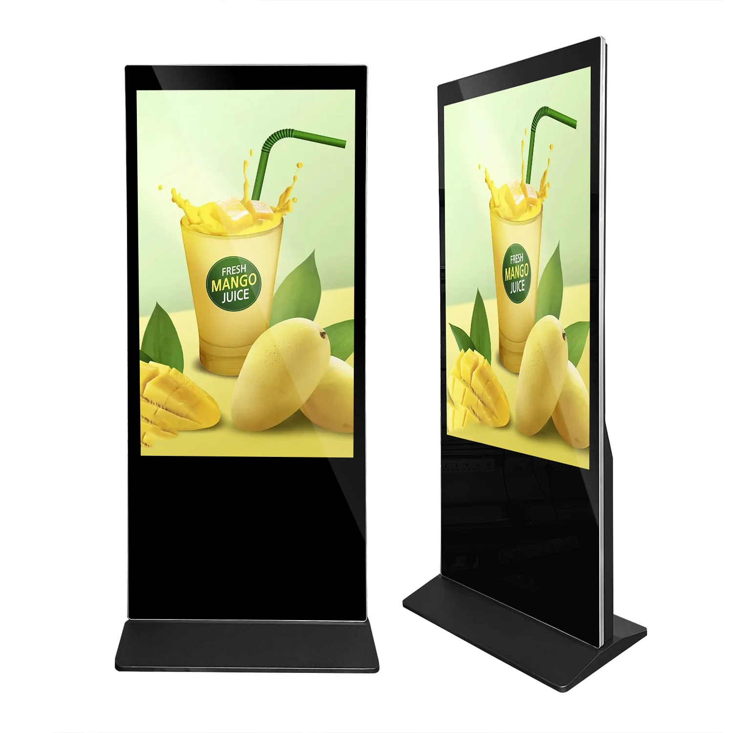Android/Win System 2K/4K Floor Stand 43 Inch LCD Digital Signage and Display Floor Stand Poster for Mall