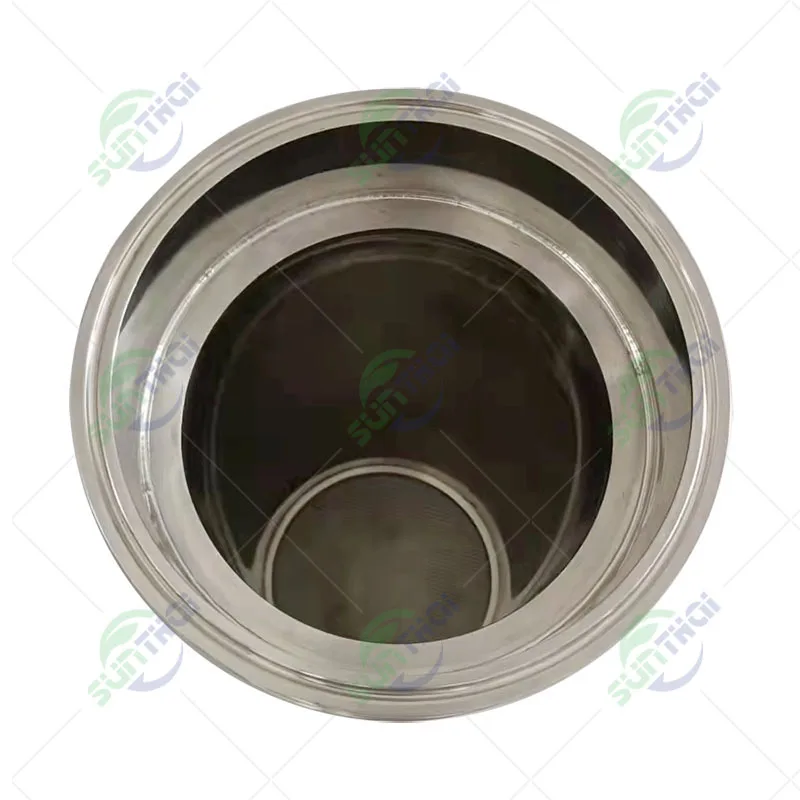 Stainless Steel 6in x 15in Stinger CRC Sleeve with 5 Micron Sintered Filter Plate