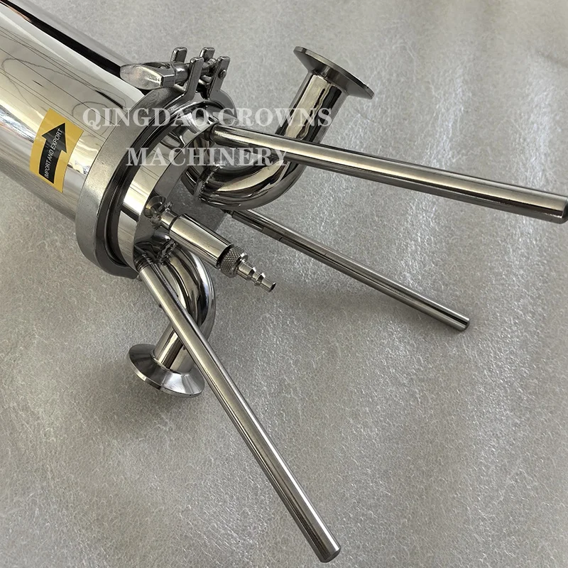 Stainless Steel 304/316 Food Grade Filter Housing for Edible Oil /Juice/ Beverages-Liquid Filtration for Manufacturing Plants