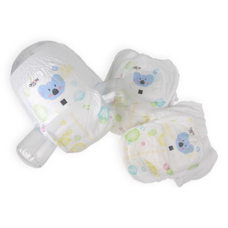 Private Label Popok dibuat di cina Free Sample Printed Disposable Baby Diapers Wholesale Warehouse In China