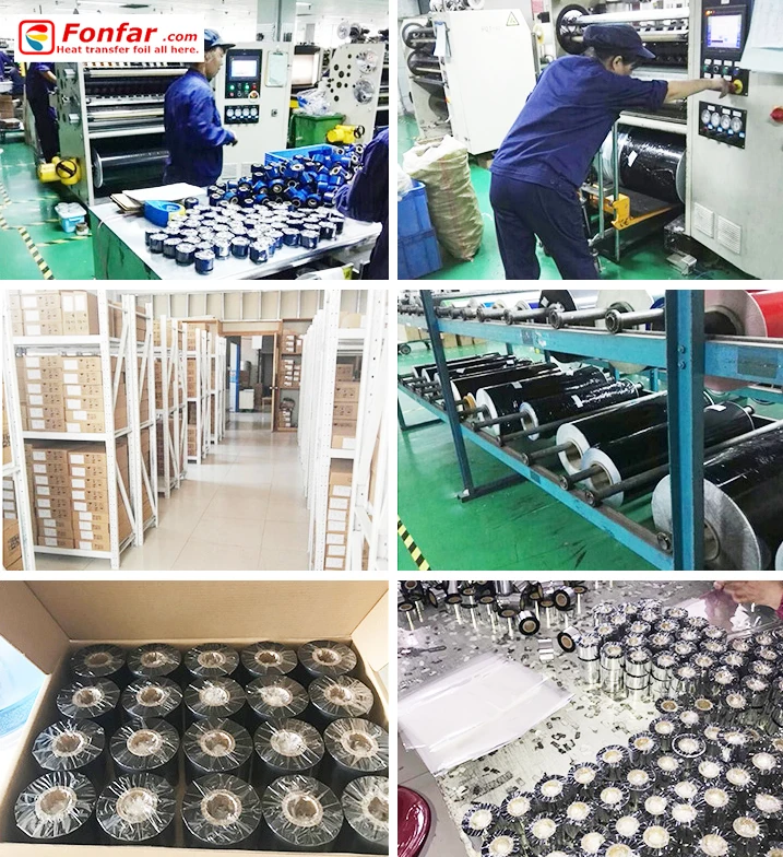 China Supply LC1 Expiry Date Printing Hot Stamping Foil Roll Black Code Date Ribbon for Color Printer with Low Price