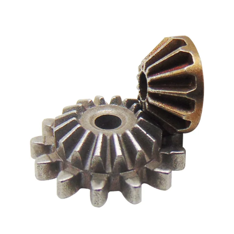 High rpm 90 degree angle crown wheel pinion metal straight bevel gear