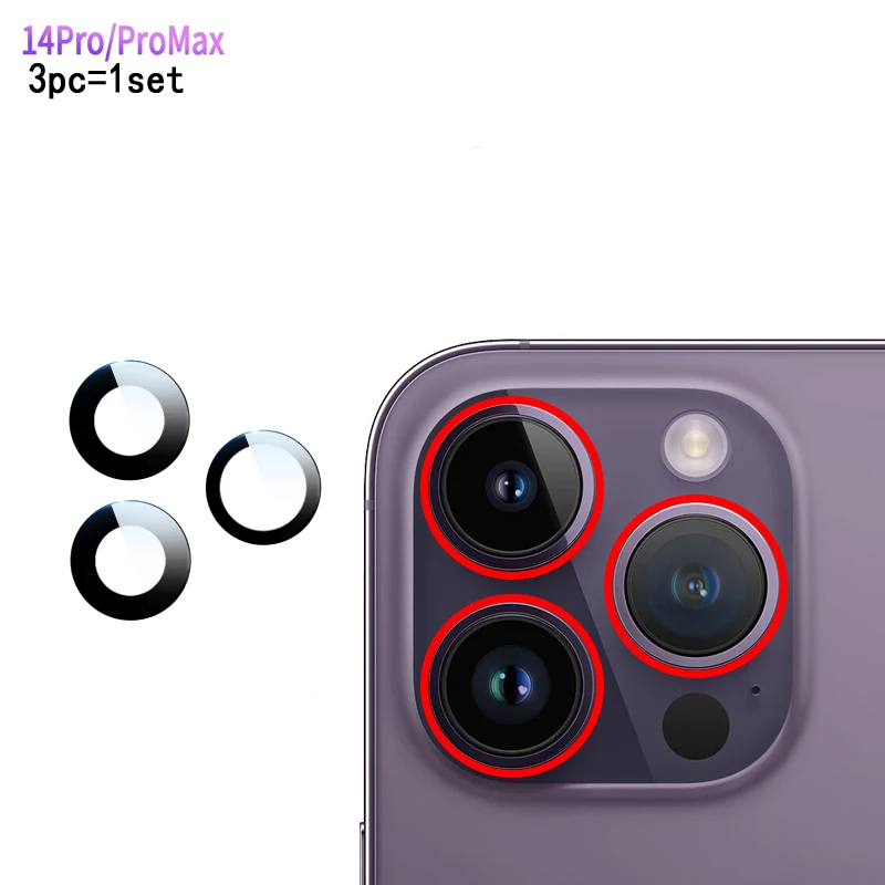 Replacement Rear Back Camera Lens Glass for iPhone 6 7 8 X XR 11 12 13 14  Mini Pro Max Rear Back Camera Glass Lens Original