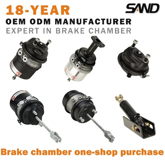 Europeanair brake pads semi truck parts truck disc 18/24 brake chamber for trailer