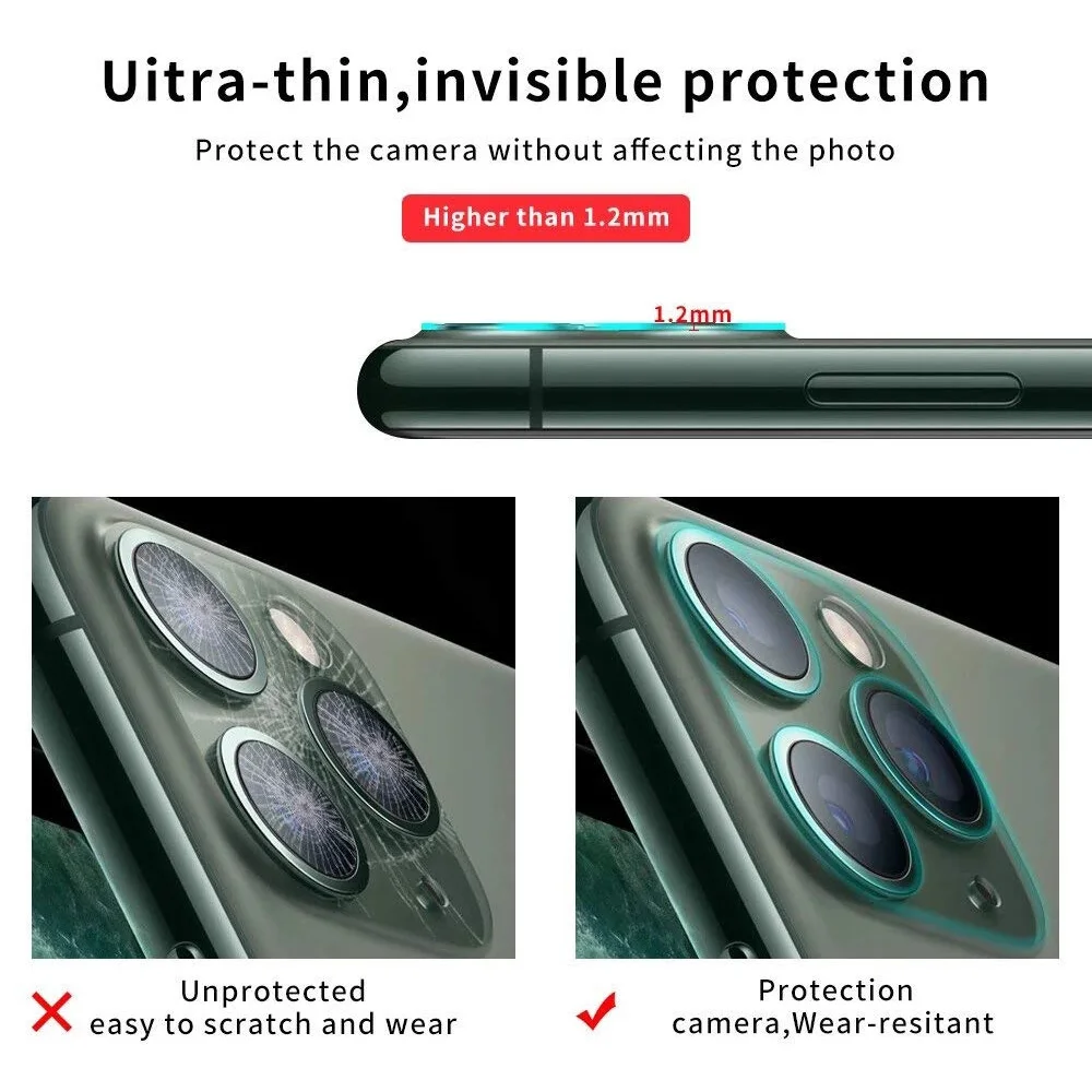 for iphone12 screen protector camera lens clear anti scratch anti-shock transparent tempered glass screen films screen protector