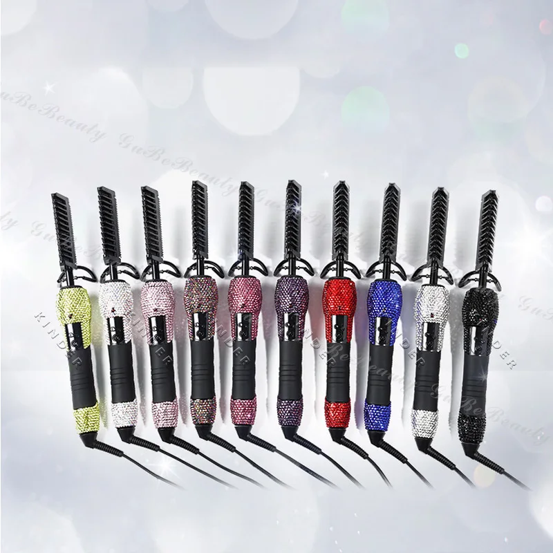 Gubebeauty hot sales multifunctional hair straightener comb for straightening hair used in homeuse with CE/FCC