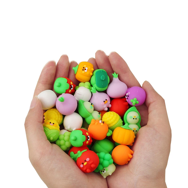 Канцелярские товары, рекламная акция, мини мультяшный Детский 3D милый карандаш, ластик для фруктов и овощей