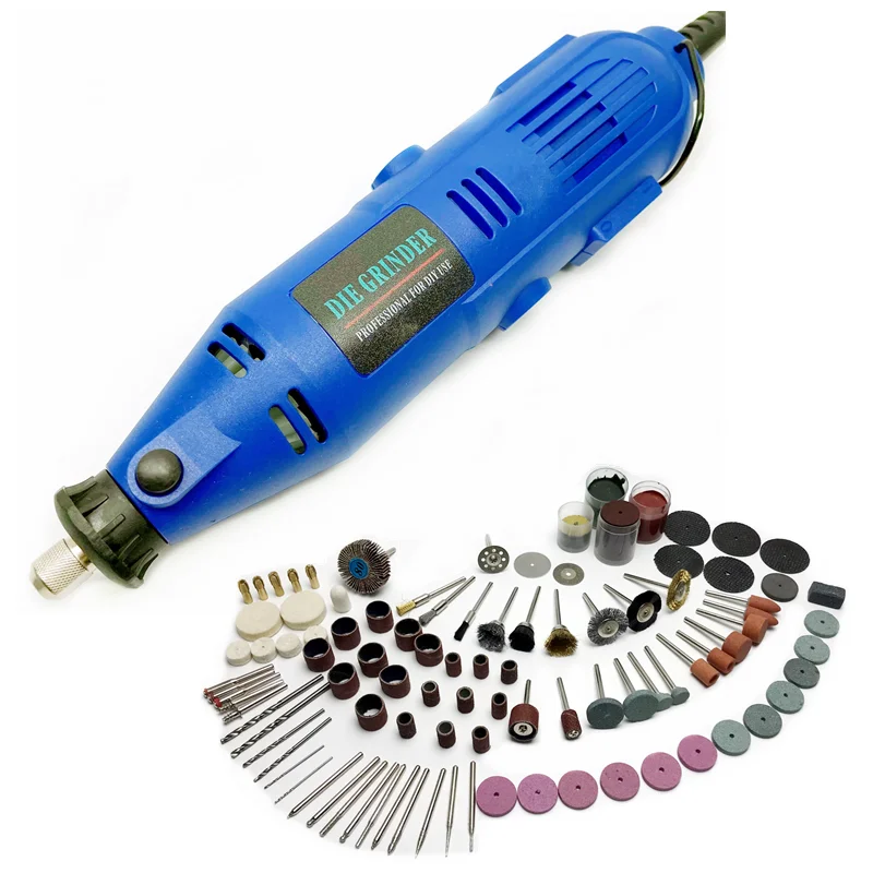 161-piece adjustable speed mini grinding set DIY jewelry carving and polishing machine drilling and sewing tools