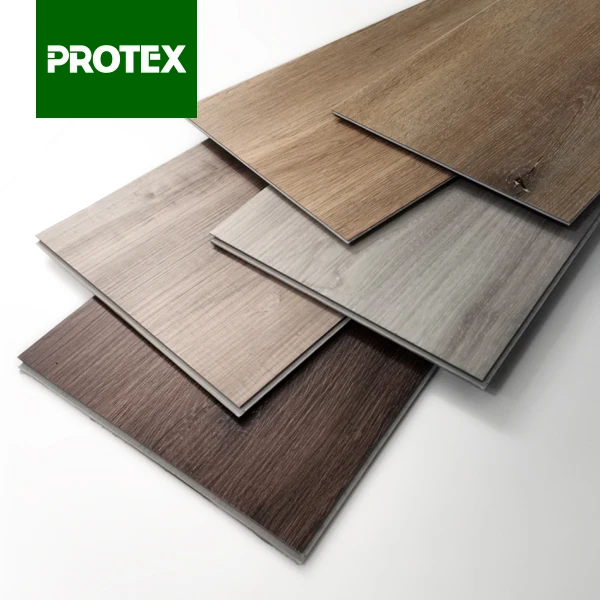 Interior Waterproof Plastic PVC Click Lock Vinyl Plank Flooring Rigid Core  Luxury Vinyl SPC Flooring