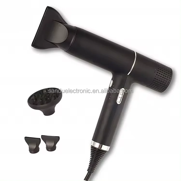 2024 year best seller fast Drying Low Noise Blow Dryer Professional salon Ionic BLDC motor ionic yellow hair dryer with diffuser
