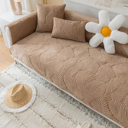 Hot sale sofa seat cover l shaped sofa cover set 6 seater 4 replacement slipcover elastic stretch velvet sofa cover 3 seats
