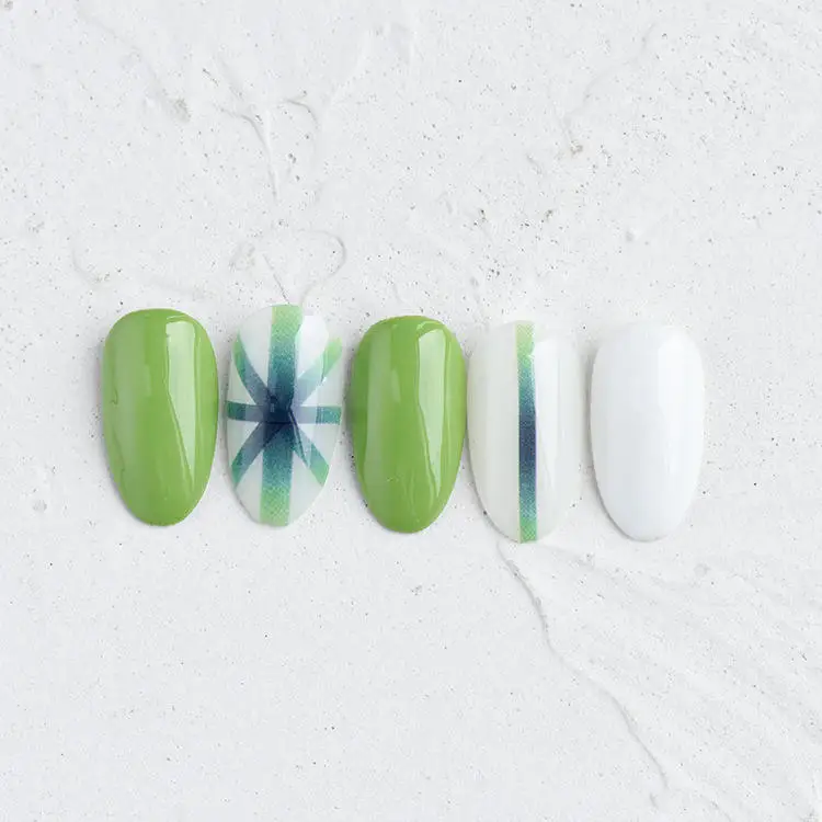 New Product Korean Nail Stickers Designer Nail Decoration Stickers Cartoon Bear Nail Stickers Decals