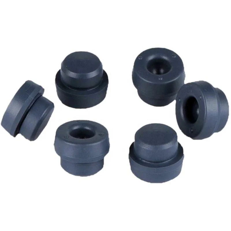 Medical 13mm 16mm Open Type Close Type Cap Rubber Stopper For Vacuum Blood Collection Tube