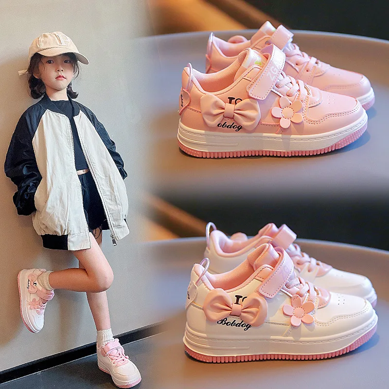 Fashion Children Shoes Girls School Outdoor Casual Shoes Kids Sweet Princess Shoe for kids