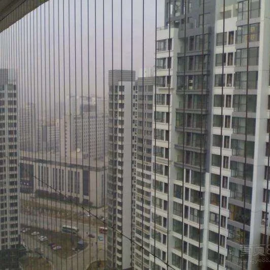 Hot Sale Safety Net Clear Color SUS304 3X7-1.5-2.0mm with Nylon Coated Steel Wire Rope