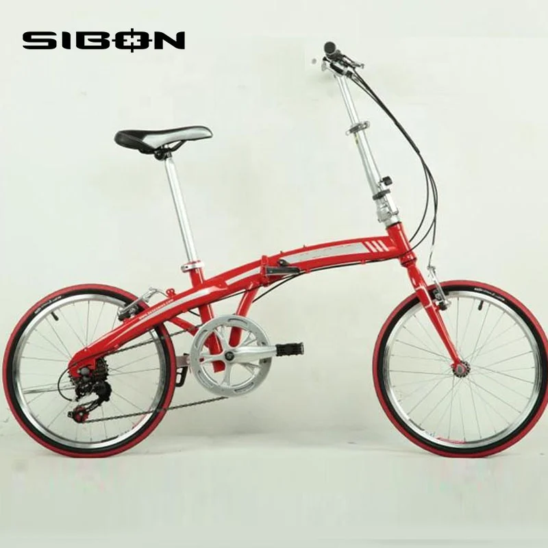 SIBON B0240114 adult 20 inch 7 speed high carbon steel frame & fork aluminium rim & V brake china folding bike