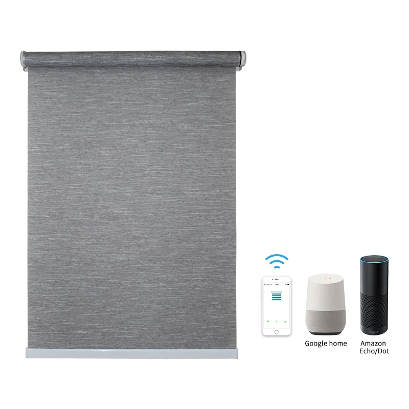 Tuya Wifi высокое качество Лучшая цена моторизованные умные рулонные шторы