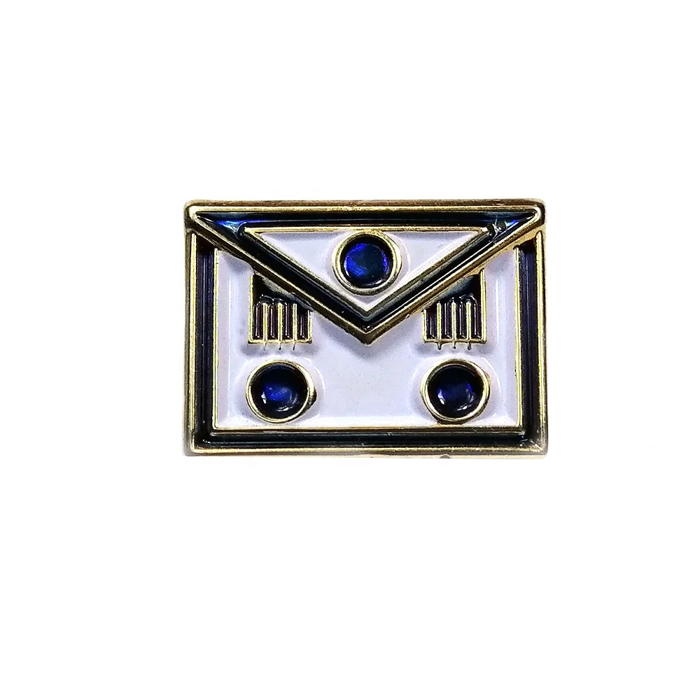 Enamel cute metal crafts souvenir cartoon character custom design badges gold plating lapel pins