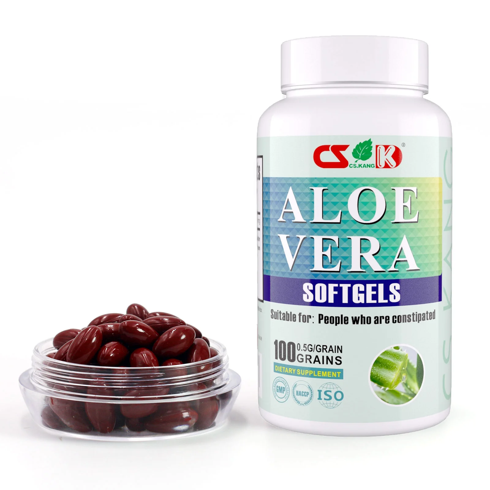 Wholesale Top Quality Aloe Vera Softgel Capsules To Promote Digestion Waist Belly Weight Loss Soft Capsules