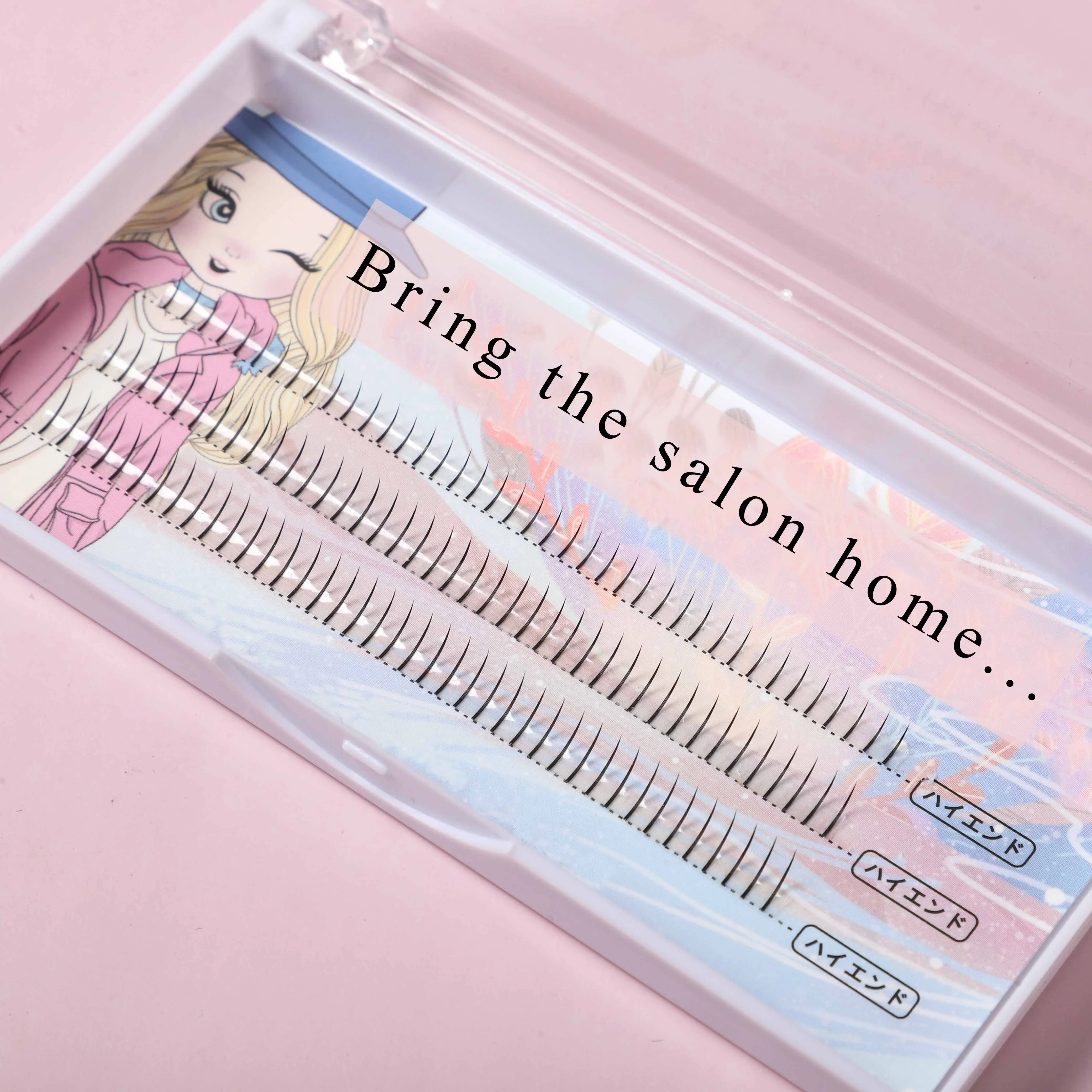 iShero bring the salon home DIY lash extensions thinner band half permanent eyelash cluster lash DIY etyelashes