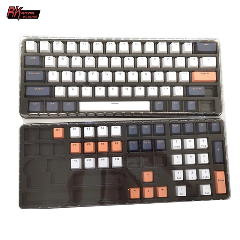 Игровая механическая клавиатура Royal Kludge RK100 с 100 клавишами на заказ rk double shot
