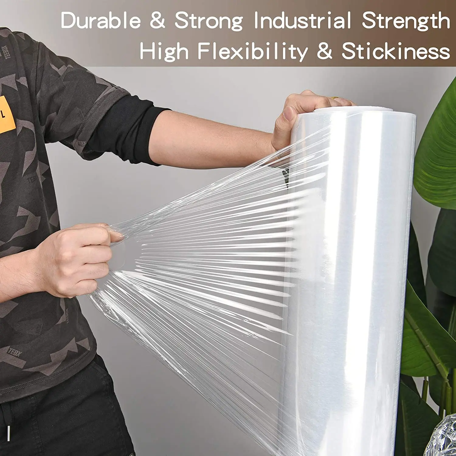Wholesale China High Quality Manufacturer Export OEM PE LLDPE Shrink Wrap Transparent Pallet Stretch Film Hand Wrapping Film