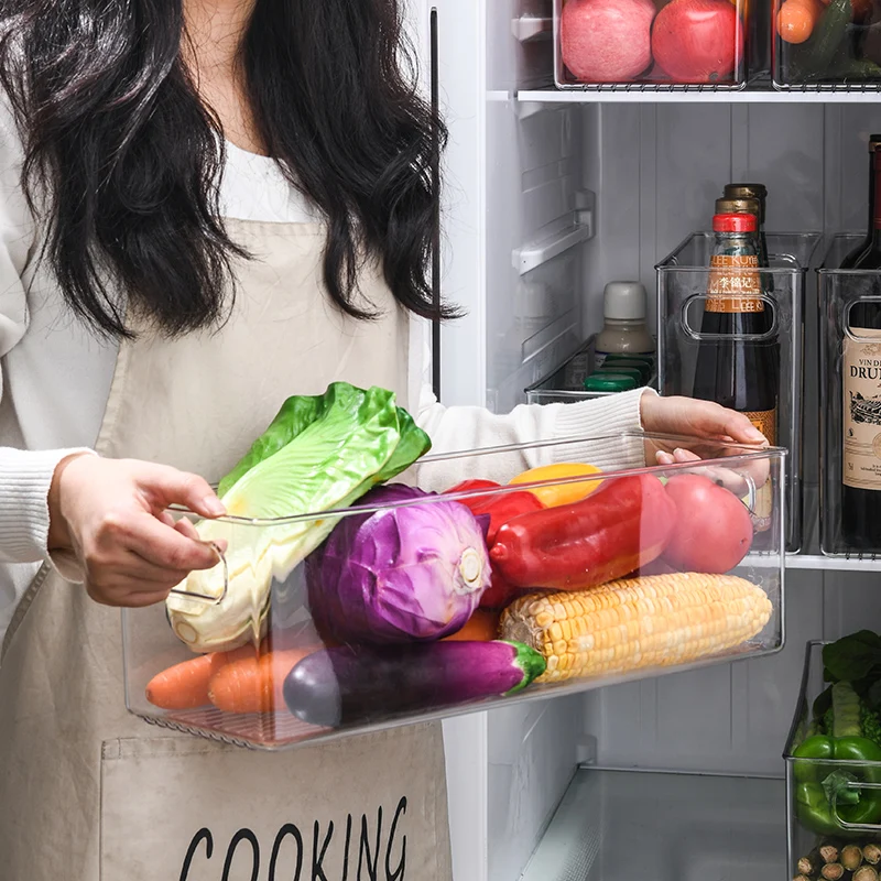 2021 Amazon Hot Selling eco friendly Freezer Refrigerator Storage Stackable Boxes 5L Plastic BPA Free Reusable