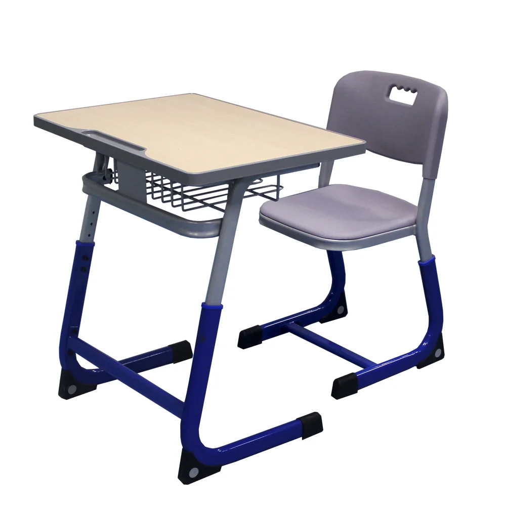 Durable and highly adjustable school desks and chairs school furniture