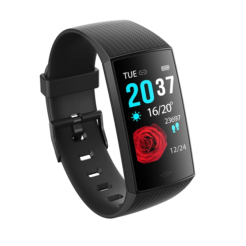 
Blood Pressure Smart Watch Silicone Android Sport Bracelet Wristband Full Touch Screen Noise Smart Watch Phone Without Cameram3 