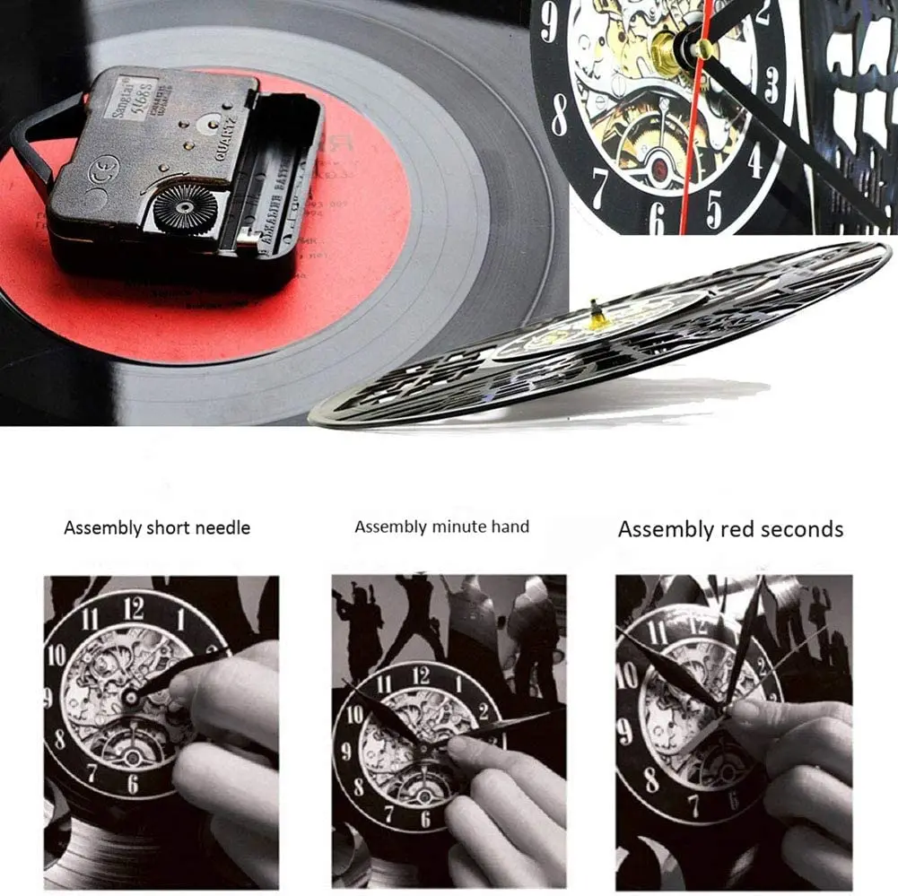 Светодиодные настенные часы с подсветкой, 7 цветов