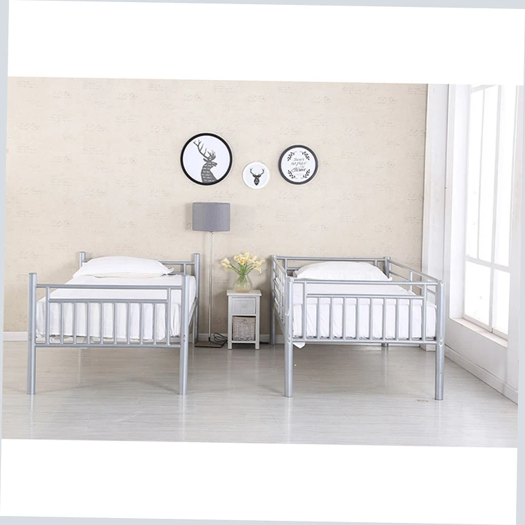 Bunk Bed Wood Double Decker White-color-bunk-beds-adult for Sale in Sharjah Second Hand Triple Beds Home Furniture Iron Modern