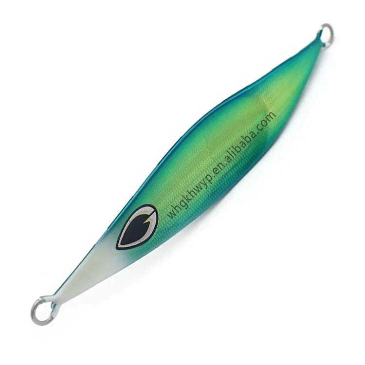 Wholesale Fishing Lures Metal Jigs 80g 100g 150g 200g 250g 300g Strong Glow Slow Pitch Jigging Lure With Jig Bait