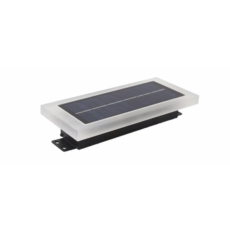 Outdoor Solar Wall Light 20-200cm Long Strip Wall Mounted Lights IP65 Waterproof Garden LED Solar Wall Lamps Outside